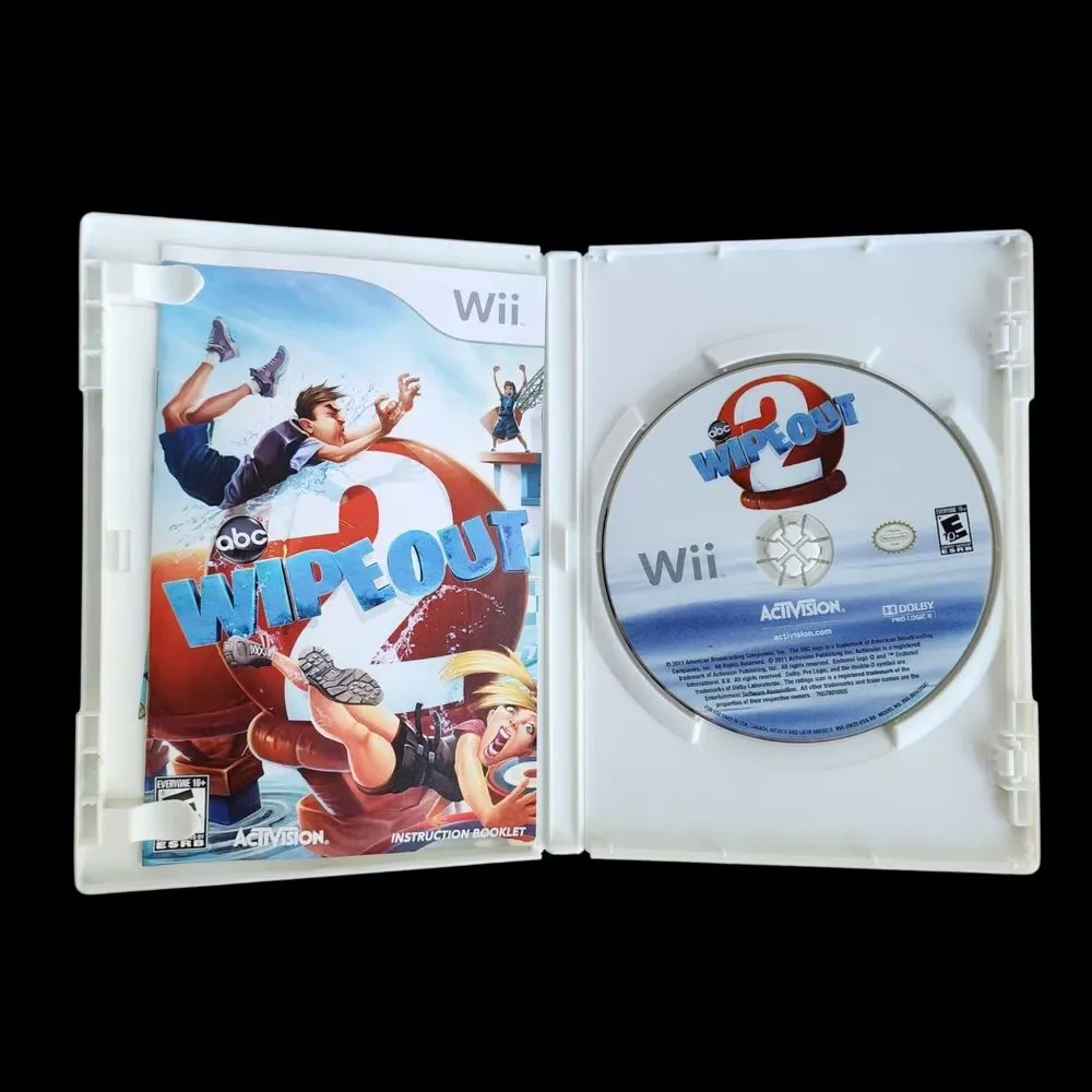 Lot of 5 Nintendo Wii Games MySims Kingdom Wipeout 2 Boom Blox Bash Party & More